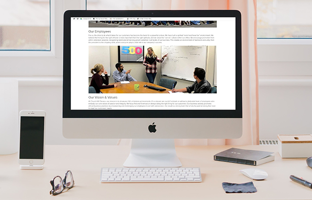 employee website