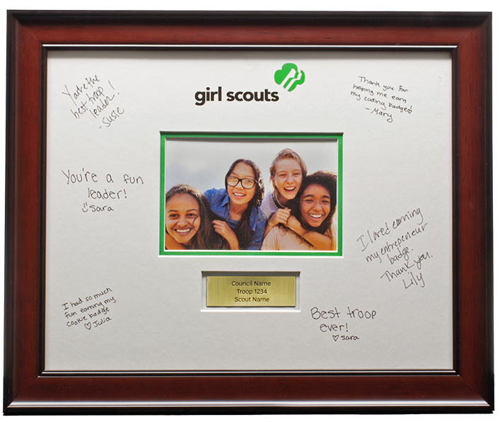 Girl Scouts celebration frame