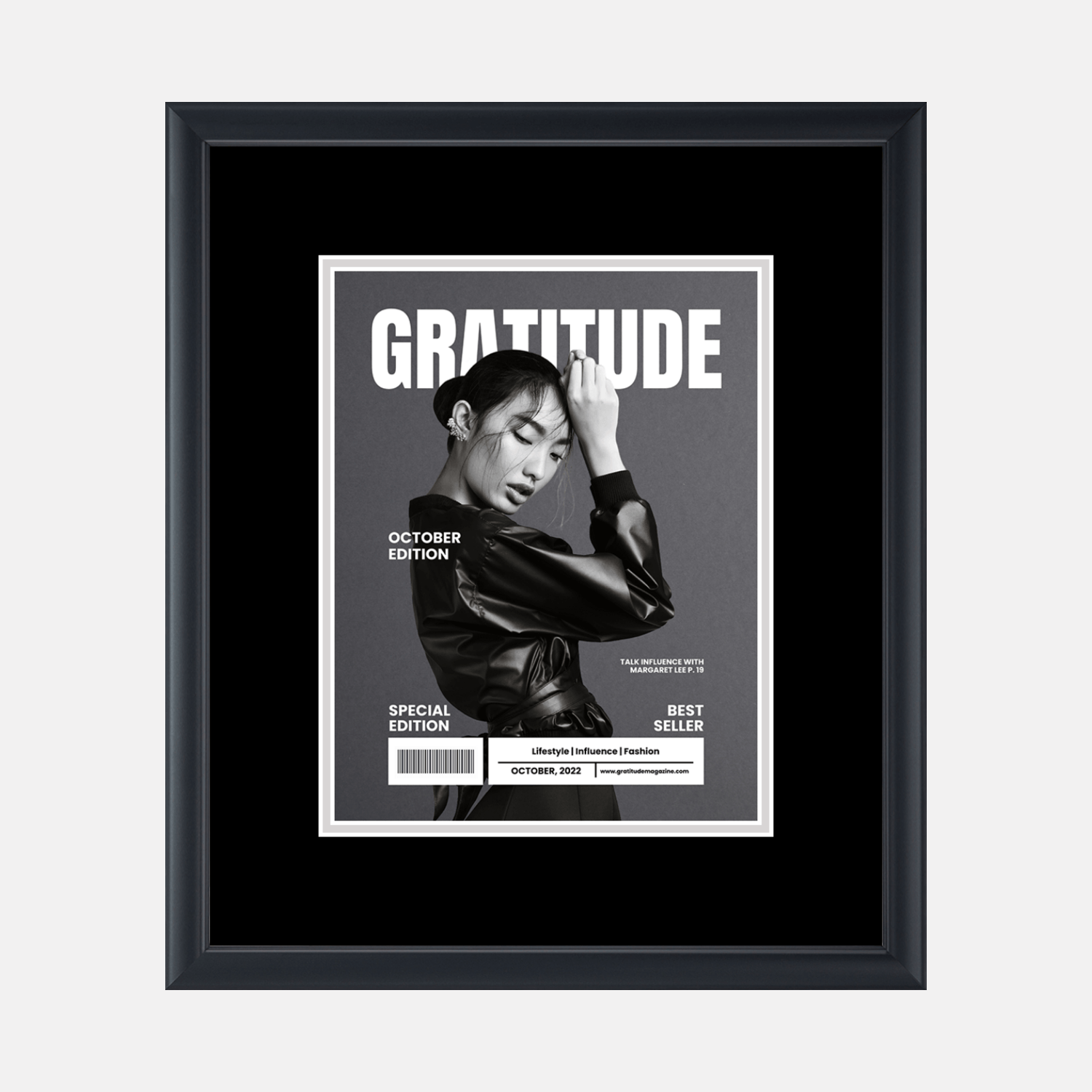 Magazine display case