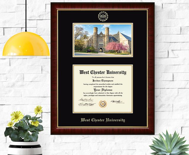 West Chester University Diploma Frame Image