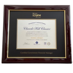Kennesaw State University Gold Embossed Diploma Frame in Gallery - Item #114619-WSN from