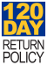 120 day return policy