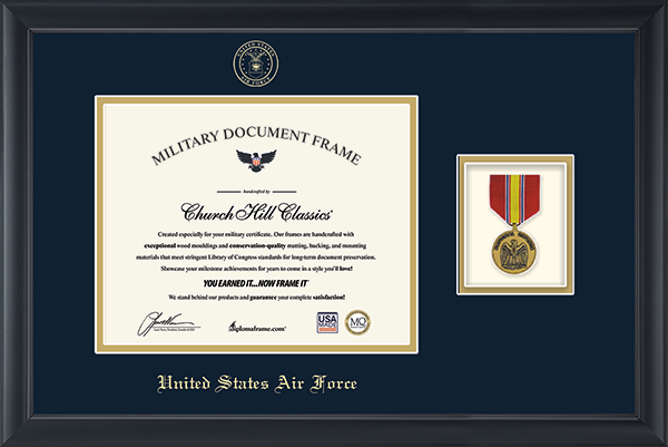 Afb Frames U.S. Air Force Certificate & Medal Frame | militaryframes.com