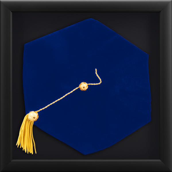 Doctoral Tam Shadow Box | PhD Graduation Cap Frame | Shadow Box Frames