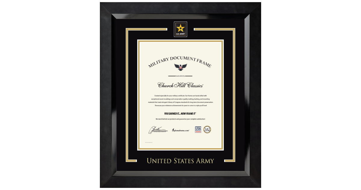US Army Gifts, Picture, Certificate & Diploma Frames