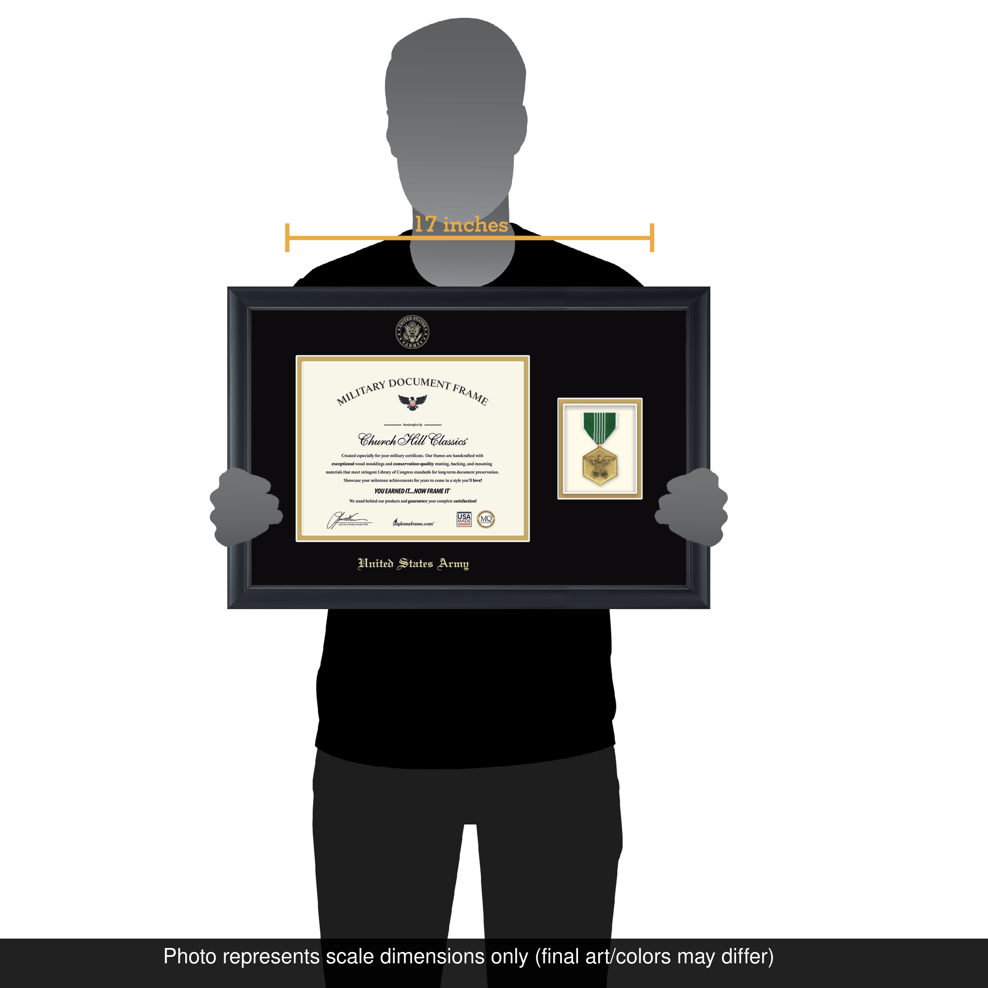 U.S. Army Certificate & Medal Frame | militaryframes.com